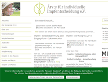 Tablet Screenshot of individuelle-impfentscheidung.de